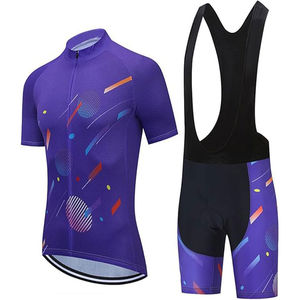 Maillot de cyclisme unisexe sans manches, col en V, respirant, anti-humidité, polyester, taille élastique, fermeture éclair, nom d'équipe personnalisé - Product Image 2