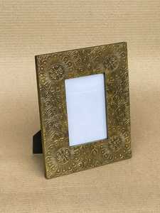 Golden Petal <b>Photo</b> <b>Frame</b> Picture <b>Frame</b> Golden Tabletop Display Decor <b>Gift</b> for Wedding home decor - Product Image 2