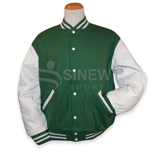 Chaqueta Varsity Personalizada para Hombre, para Escuela, Universidad, Béisbol, Transpirable, de Invierno, con Logos Bordados, Chaqueta Varsity para Hombre - Product Image 2