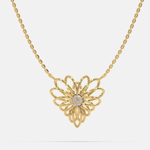 Pendentif minimaliste en argent et diamant le plus vendu pour unisexe, bijoux plaqués or de luxe certifiés IGI pour les fêtes, les cadeaux et le quotidien - Product Image 4
