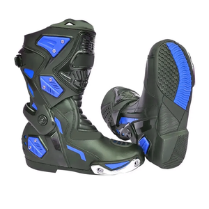 Nouvelles Chaussures de Moto en Cuir pour Motard Style Course 2026 - Product Image 1