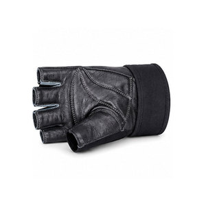 Gants de musculation en cuir à demi-doigts avec logo personnalisé pour hommes et femmes, légers et respirants pour la salle de sport - Product Image 3