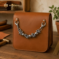 HONMEO Plaque de Marque Métallique Tendance en Alliage de Zinc, Portable, avec Logo Personnalisé, pour Accessoires de Sac à Main, Étiquette Métallique