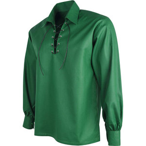 Camisa Ghillie Jacobita Escocesa para Hombre 2026, Manga Larga, Antiarrugas, con Cordones, Traje de Kilt de las Tierras Altas, Proveedor Mayorista de Exportación - Product Image 4