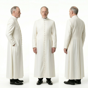 Robe de Prêtre en Gros, Vêtement Liturgique Personnalisé Brodé, Fournisseur d'Équipements Liturgiques Haut de Gamme pour l'Église, Robe de Prêtre - Product Image 4