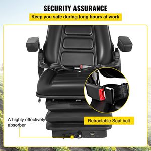 Sospensione regolabile sedile schienale poggiatesta bracciolo pieghevole resistente Skid sterzo trattore escavatore rotaie di scorrimento per uso camion - Product Image 4