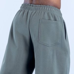 Top Selling Wholesale OEM Custom Logo Men's Straight Leg Joggers Men Cotton Fleece Gym & Streetwear Men's Heavyweight Sweatpants - Product Image 4