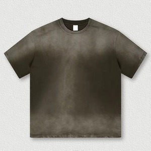 Camisetas de Algodón de 230 g/m² para Hombre, Tallas Grandes, Hombros Caídos, Estilo Vintage, Lavado Ácido, Camisetas Oversize Personalizadas de Moda Urbana - Product Image 3