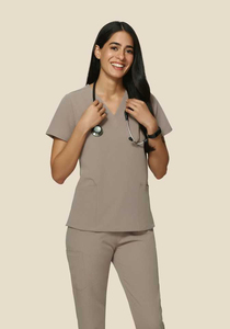 New arrival Nursing Uniform <b>Sets</b> for Women Men Scrubs <b>Set</b> Nurse Uniforms for Hospital <b>Doctor</b> Denim Top & Pants with Multi-Pocket - Product Image 2