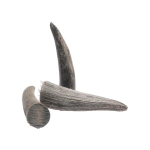 Corne de buffle naturelle écologique, pointe polie, design rustique moderne, haute qualité, noir - Product Image 2