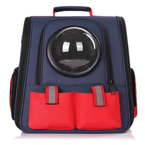 กระเป๋าเป้สะพายหลังสำหรับสัตว์เลี้ยงแบบระบายอากาศได้ พร้อมหน้าต่างทรงแคปซูลอวกาศ กระเป๋าเดินทางแบบพกพาสำหรับแมว สุนัขพันธุ์เล็ก ทนทาน ระบายอากาศได้ดี มีหลายสี - Product Image 2