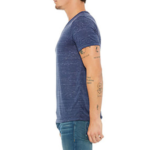 T-shirts pour hommes à col en V, élégants, en coton léger et respirant, à manches courtes, pour un style décontracté simple au quotidien. - Product Image 3
