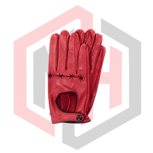 Guantes de Conducción de Cuero Personalizados para Hombre, Venta al Por Mayor, OEM, Cuero Genuino Suave, Antideslizantes y Anticorte - Product Image 2