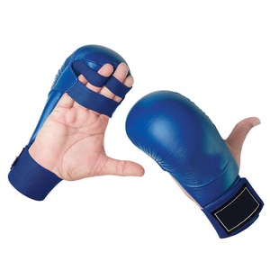 Protector de Manos para Kickboxing de Alta Calidad, Transpirable, Antideslizante, Color Azul, para Entrenamiento, Guantes Ligeros para Karate y Sparring - Product Image 5