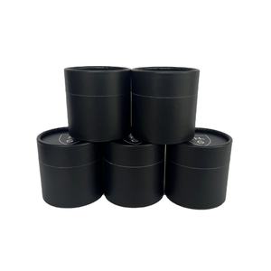 Emballage en tube de papier kraft personnalisé biodégradable recyclable pour cylindre de thé de qualité alimentaire pour boîte de tube de poudre ChaTea mat disparaissant - Product Image 3