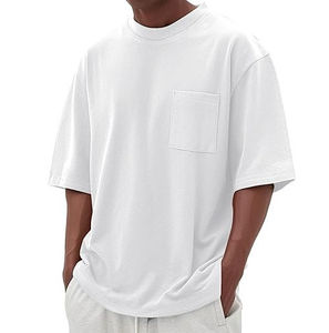 T-shirt en coton pour homme, respirant, à manches courtes, décontracté, doux, confortable, léger, pour un usage quotidien, style estival - Product Image 5