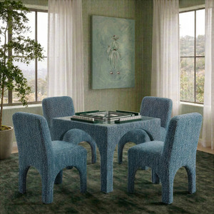 Silla de Comedor Moderna Tapizada en Tela, Silla Lateral para Interiores, Muebles para Restaurante, Hotel, Apartamento - Product Image 6