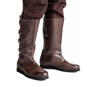Botas Medievales Cómodas, Botas Medievales de Primera Calidad, Artesanía de Calidad para Disfraces Históricos y Eventos - Product Image 1