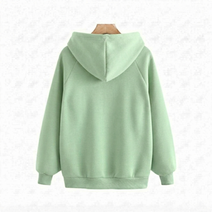 Sudadera con Capucha Personalizada al por Mayor, Bordada, Tejida, Verde Menta, Transpirable, de Secado Rápido, de Algodón, Informal, OEM, de Moda de Invierno para Hombre - Product Image 2