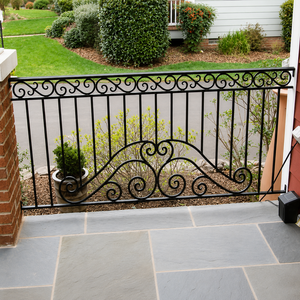 Custom Wrought <b>Iron</b> Balcony Railing Designs That Perfectly Combine Modern Luxury, Timeless Elegance and Superior Safety - Product Image 1