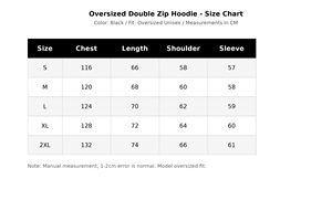 Sweat-shirt à capuche zippé pour homme en molleton bouclette 400 g/m², double fermeture éclair, coupe ample, streetwear hiver, OEM - Product Image 6