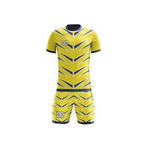 Uniforme de Fútbol Personalizado de Última Moda OEM, Traje de Entrenamiento de Fútbol para Hombre, Uniforme de Fútbol Sublimado para Equipo - Product Image 3