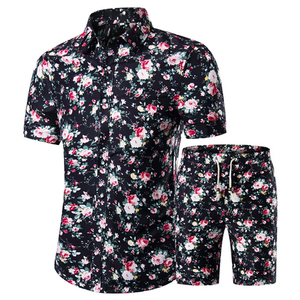 Ensemble short de jogging et t-shirt pour homme, deux pièces, collection été 2026, personnalisable, idéal pour la plage - Nouveauté très prisée - Product Image 4
