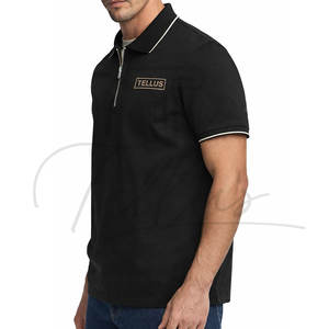 Nuevo diseño de última moda, camiseta polo de color sólido para hombre en venta, con logotipo personalizado de alta calidad a bajo precio, camisetas polo de manga corta para hombre - Product Image 3