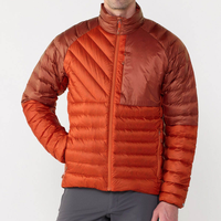 21 OEM Veste matelassée pour homme en toile de haute qualité, col montant, imperméable, séchage rapide, logo personnalisé sur le devant, couleurs personnalisées, hiver