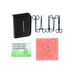 Kit de pratique de suture en gros avec tampon de suture et ensemble d'outils de 5 pièces kit de pratique de suture de chirurgie Instrument médical - Product Image 1