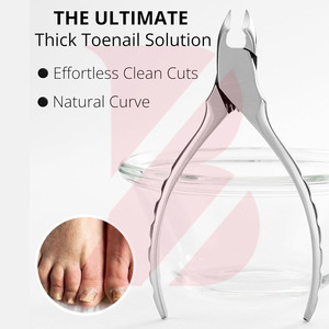 <b>Top</b> Trendy Product Custom Logo Professional Stainless Steel Cuticle Nipper Anti-Slip Handle High Precision Nail Manicure Tool - Product Image 5