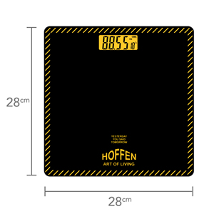 เครื่องชั่งน้ำหนักส่วนบุคคล HOFFEN หน้าจอ LCD ความแม่นยำ 0.1 กรัม ผลิตในอินเดีย รับประกัน 24 เดือน - Product Image 4