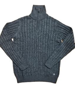 Jersey a cuadros de algodón 100% transpirable informal para hombre, suéter de punto de gran tamaño con cuello redondo, chaqueta de invierno de BD - Product Image 1