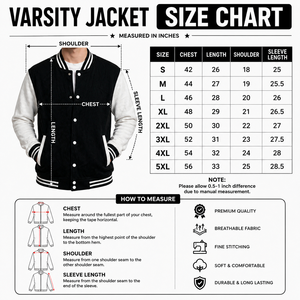 Wholesale Custom Windproof Varsity <b>Jacket</b> <b>Men</b> Classic Fleece Letterman Bomber Blank Black <b>White</b> Snap Button XL OEM ODM - Product Image 5