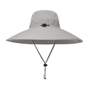 Sombreros de Pesca y Escalada con Protección Solar, Sombreros de Pescador con Estampado Personalizado, Sombreros de Ala Ancha de 15 cm, Sombrero de Sol Impermeable con Cordón - Product Image 1