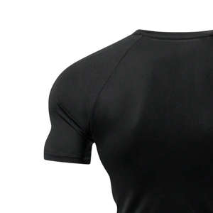 <b>Mens</b> Short Sleeve Compression <b>Shirt</b> Athletic Training Sports Slim Fit Quick Dry <b>Stretch</b> Workout Running Gym Solid 200 Grams - Product Image 5