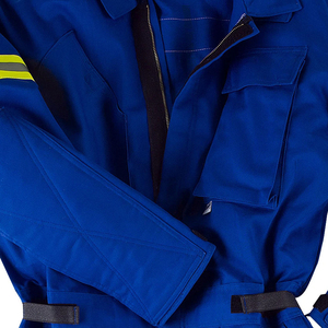 100% Cotton Industrial Factory Worker Technician Working Uniform For <b>Men</b> Custom Electrician Safety Work <b>Overalls</b> Work Wears - Product Image 5
