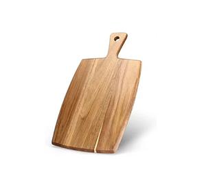 Planche à découper en bois avec poignée pour viande, fromage, légumes, pain et charcuterie, planche de service décorative - Product Image 6