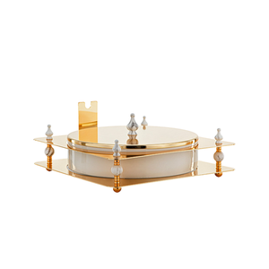 Plat à gratin moderne de luxe personnalisé en acier inoxydable avec couvercle en bois, antiadhésif et durable, pour maintenir les aliments au chaud - Product Image 5