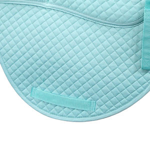 Tapis de selle de dressage carré en coton matelassé et rembourré en polyester, antidérapant, pour l'équitation - Product Image 2