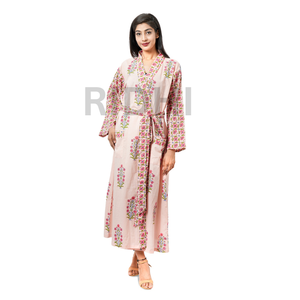 Nueva tendencia Venta caliente Dormitorio personalizado Mujeres Impresión Albornoces de algodón de moda Cómodos Kimonos suaves Regalo del Día de San Valentín - Product Image 4