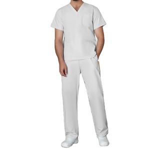 Tenues médicales à manches courtes et col en V pour hommes, ensembles d'uniformes d'infirmiers et de médecins, vente en gros, vêtements de travail pour hôpitaux et cliniques - Product Image 6