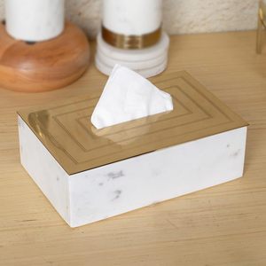 Luxury interior decor decorative <b>bath</b> accessories handcrafted stone artistry premium home decor marble <b>storage</b> container - Product Image 6