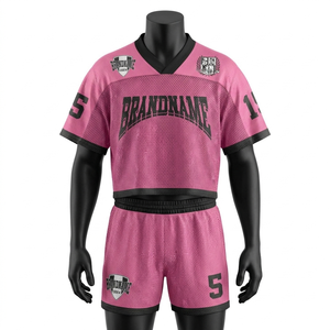 Women <b>Mesh</b> Jersey Short <b>Set</b> GSM Breathable Polyester Pink Black Contrast Panel Sublimation Custom Logo Sportswear Women's <b>Sets</b> - Product Image 1
