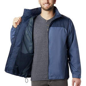 Chaqueta Cortavientos de Invierno con 3 Bolsillos, Impermeable, Resistente al Viento, con Capucha y Cierre de Cremallera, Transpirable, de Poliéster/Algodón - Product Image 1