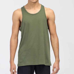 เสื้อกล้ามออกกำลังกายผู้ชาย คอตตอน รุ่นใหม่ล่าสุด ปรับแต่งโลโก้ได้ - Product Image 2