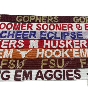 สายกระเป๋าถือแบบมีลูกปัดปักลายกว้าง สายสะพายไหล่ปรับได้ สายสะพายข้างแบบเปลี่ยนได้ พร้อมตัวล็อคโลหะแบบก้ามปู - Product Image 3