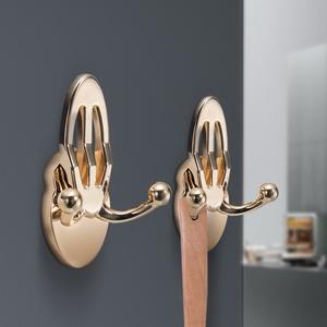 ตะขอแขวนผนังโลหะแบบหนาพิเศษ รับน้ำหนักได้มาก แขวนเสื้อ หมวก ผ้าขนหนู ป้องกันสนิม - Product Image 1