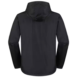 Full Sleeves High Quality <b>Men</b> Hooded Waterproof Bomber <b>Jacket</b> Latest Fashion <b>Lightweight</b> Contrasting Colors - Product Image 2