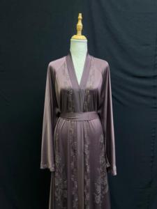 New Dubai style abaya Traditional Islamic Women's Saudi Arabian Abaya Spring Polyester Breathable Ankle Length Muslim - Product Image 3